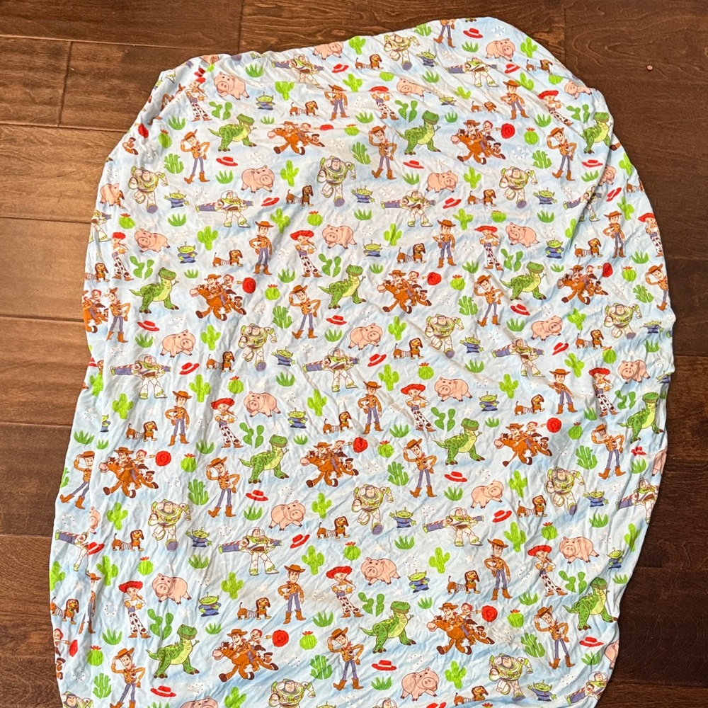 Little sleepies Toy Story crib sheet